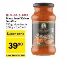 Tesco Franz josef kaiser omáčka nabídka