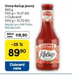 Tesco Otma kečup jemný nabídka