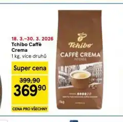 Tesco Tchibo caffé crema nabídka