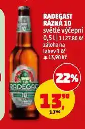 Penny Market Pivo radegast nabídka
