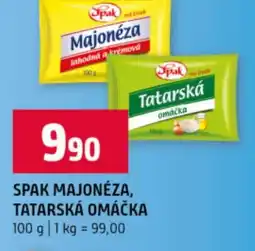 Terno Spak majonéza, tatarská omáčka nabídka