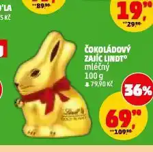 Penny Market Čokoládový zajíc lindt nabídka