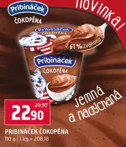 Terno Pribináček čokopěna nabídka
