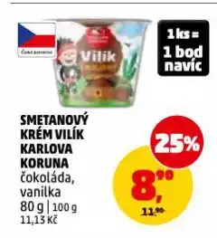 Penny Market Smetanový krém vilík nabídka