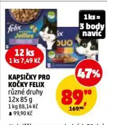 Penny Market Felix kapsičky pro kočky nabídka
