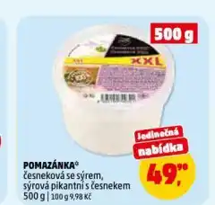 Penny Market Pomazánka sýrová pikantní s česnekem nabídka