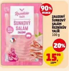 Penny Market Zauzený šunkový salám nabídka