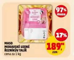 Penny Market Maso moravské uzené nabídka
