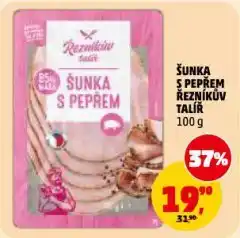 Penny Market Šunka s pepřem nabídka