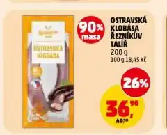 Penny Market Ostravská klobása nabídka