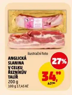 Penny Market Anglická slanina v celku nabídka