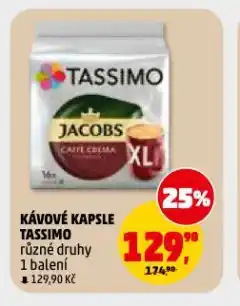 Penny Market Tassimo kávové kapsle nabídka