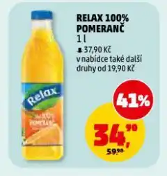 Penny Market Relax 100% džus nabídka