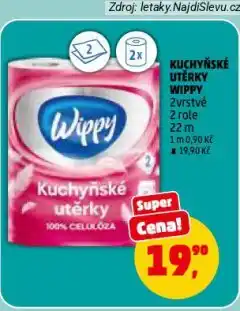 Penny Market Wippy kuchyňské utěrky nabídka