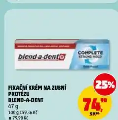 Penny Market Blend a dent fixační krém na zubní protézu nabídka