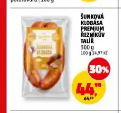 Penny Market Šunková klobása nabídka