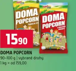 Terno Doma popcorn nabídka