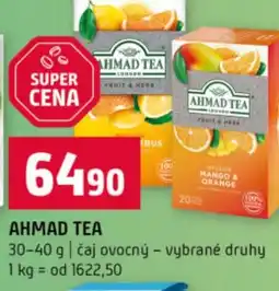 Terno Ahmad tea nabídka