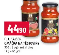 Terno F. J. Kaiser Omáčka na těstoviny nabídka
