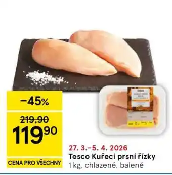 Tesco Tesco Kuřecí prsní řízky nabídka
