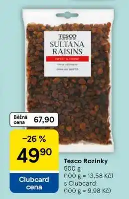 Tesco Tesco Rozinky nabídka