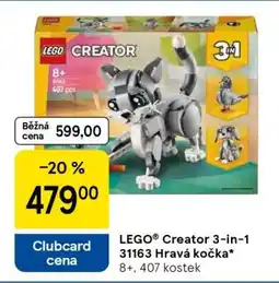 Tesco LEGO Creator 3-in-1 31163 Hravá kočka nabídka