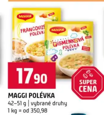 Terno Maggi polévka nabídka