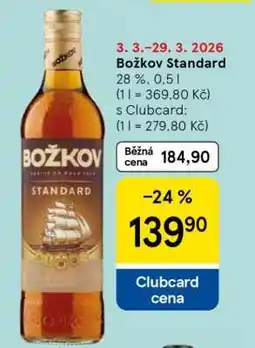 Tesco BOŽKOV STANDARD nabídka