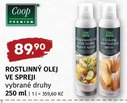 Terno ROSTLINNÝ OLEJ VE SPREJI nabídka