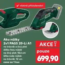 Kaufland Aku nůžky 2v1 PAGS 20-Li A1 nabídka