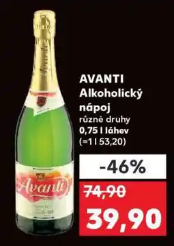 Kaufland AVANTI Alkoholický nápoj nabídka