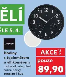 Kaufland Hodiny s teploměrem a vlhkoměrem nabídka