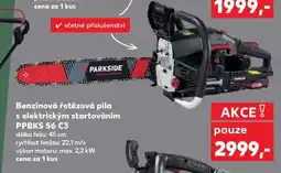 Kaufland Benzínová řetězová pila s elektrickým startováním PPBKS 56 C3 nabídka