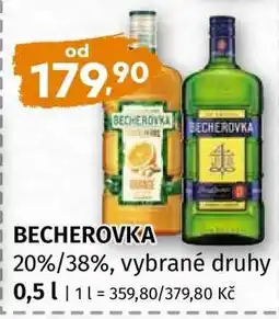 Terno Becherovka nabídka