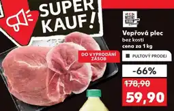 Kaufland Vepřová plec bez kosti nabídka