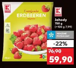 Kaufland Jahody 750 g nabídka
