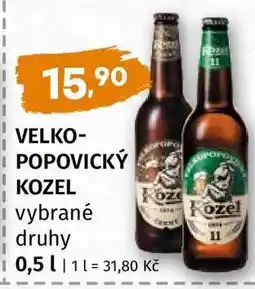 Terno VELKOPOPOVICKÝ Kozel vybrané druhy nabídka