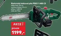 Kaufland Elektrická řetězová pila PEKS 1 600 C3 nabídka