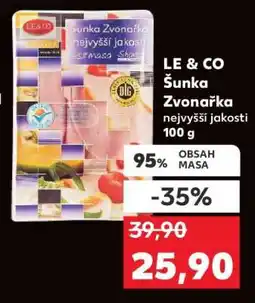 Kaufland LE & CO Šunka Zvonařka nejvyšší jakosti 100 g nabídka