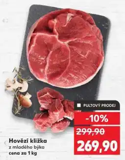 Kaufland Hovězí kližka z mladého býka nabídka