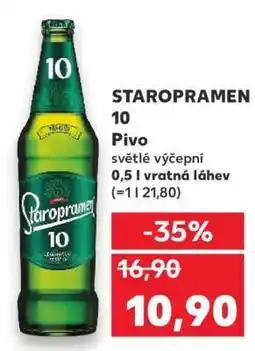 Kaufland Staropramen 10 nabídka