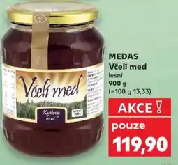 Kaufland MEDAS Včelí med lesní nabídka