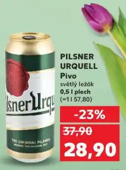 Kaufland Pilsner Urquell nabídka