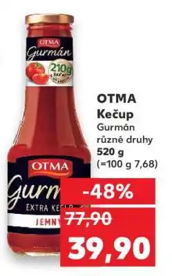 Kaufland OTMA Kečup nabídka