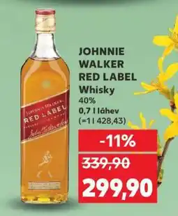 Kaufland JOHNNIE WALKER RED LABEL Whisky nabídka