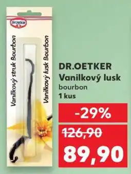 Kaufland Dr. Oetker Vanilkový lusk Bourbon nabídka