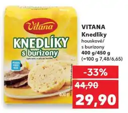 Kaufland VITANA Knedlíky houskové/s burizony nabídka
