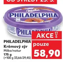 Kaufland PHILADELPHIA Krémový sýr Milka/natur nabídka
