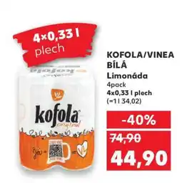 Kaufland KOFOLA/VINEA BÍLÁ nabídka