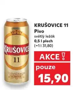 Kaufland KRUŠOVICE 11 Pivo nabídka